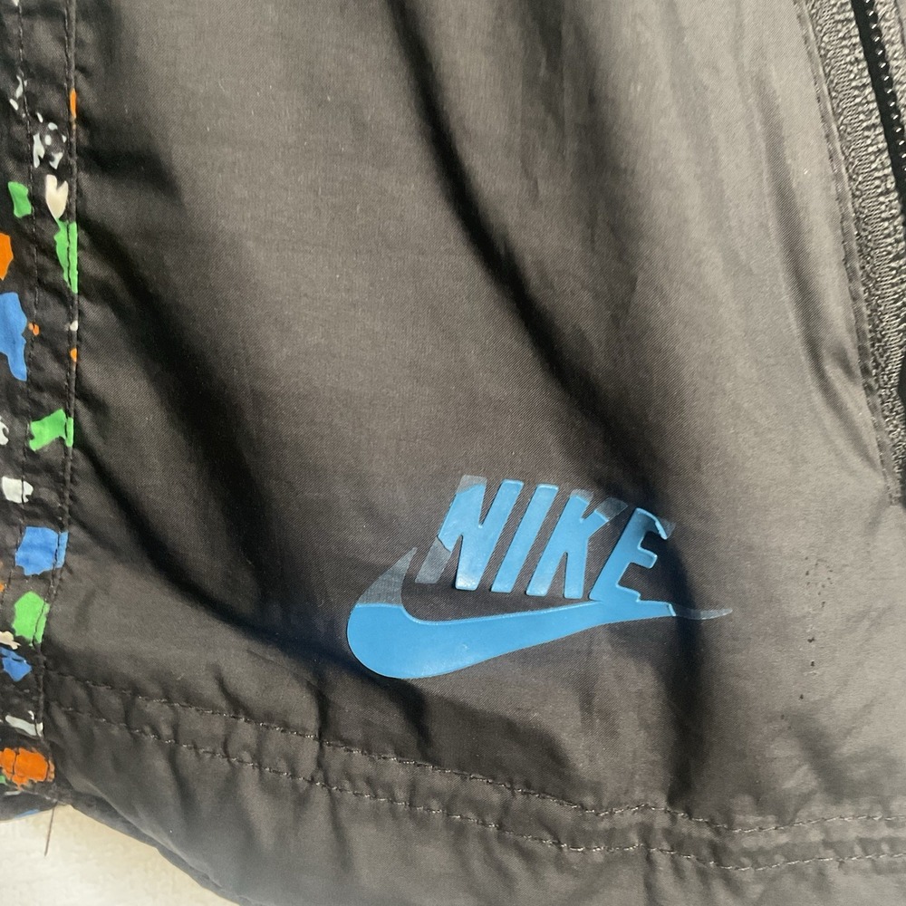 Nike Splatter Men's L Lightweight Jacket Windbraker Hood Zipper  Pockets‎ - Picture 4 of 8